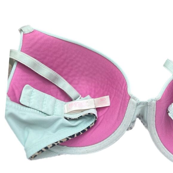 VS PINK Wear Everywhere Light Blue Push-Up Bra - Picture 11 of 12